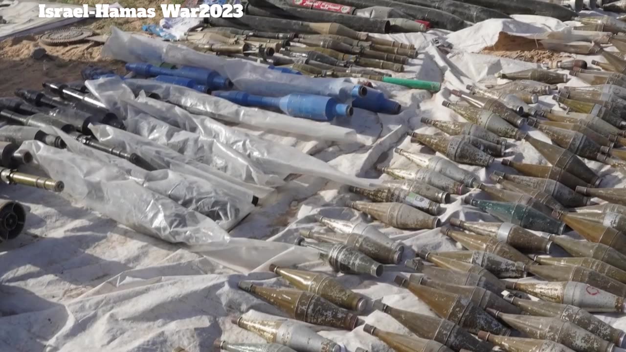 Israel-Hamas War2023 : Massive weapons depot found near residential building