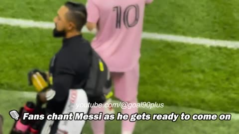 Messi gives credit to Cremaschi and New York fans reaction to Messi's substitution