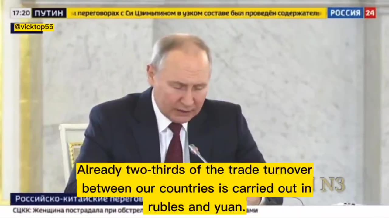 The WORLD IS SHIFTING, Russia will use the Chinese yuan to trade with ASIA, AFRICA & LATIN AMERICA.