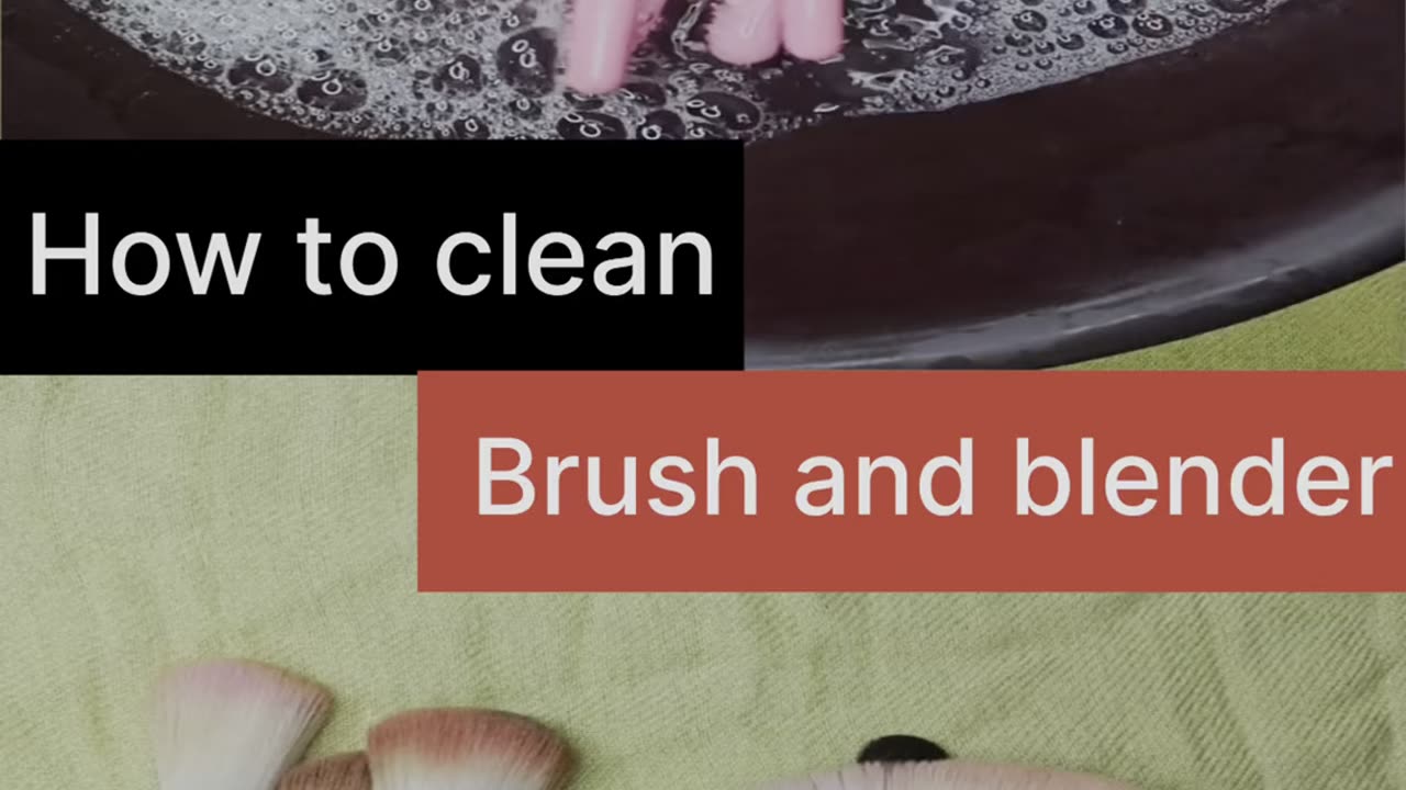 How to clean brush and blender | #rumble #rumbleshorts # shortsvideo #shorts