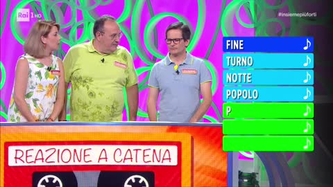 RAIUNO - Reazione A Catena-La Catena Musicale (24/08/2017)
