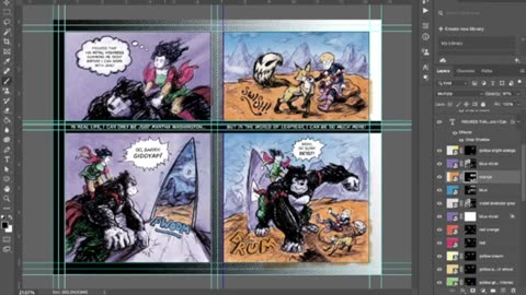 Lo-Fi Comic Art and Chill: Coloring Pages 2-3 of Jane Smith: Wannabe Gladiator, Book 2