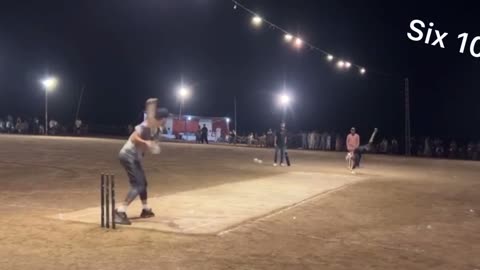 Fahad Qazi batting in final at falkara