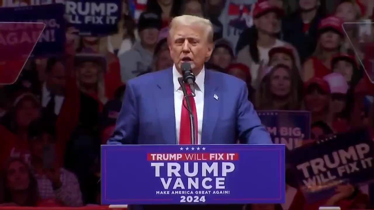 PRESIDENT TRUMP IN NYC: "ARE YOU BETTER OFF NOW THAN FOUR YEARS AGO?" AUDIENCE: "NO!"