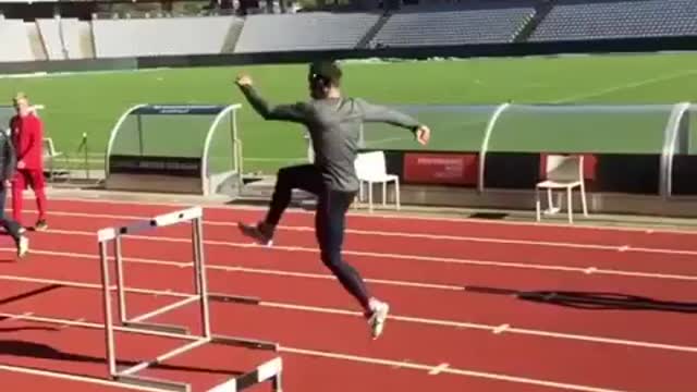 Take off height of hurdles