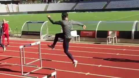 Take off height of hurdles