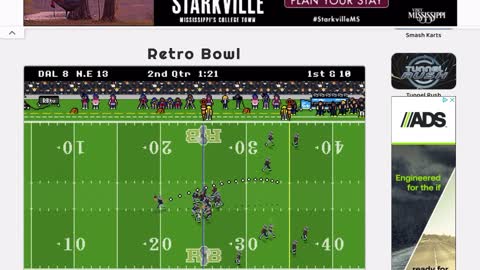 Retro bowl vs New England