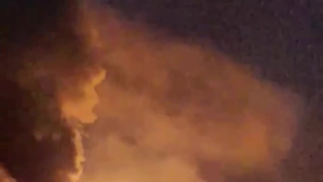 A series of powerful explosions in Odessa, possibly strikes on ammo storage areas