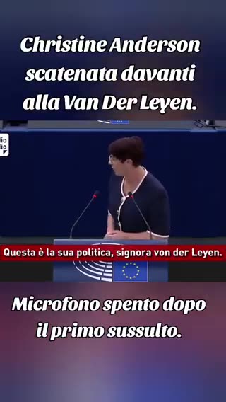 Eurodeputata tedesca Cristine Anderson