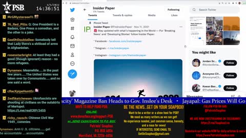 2022-03-05 13:00 EST - PSB Movie Time: