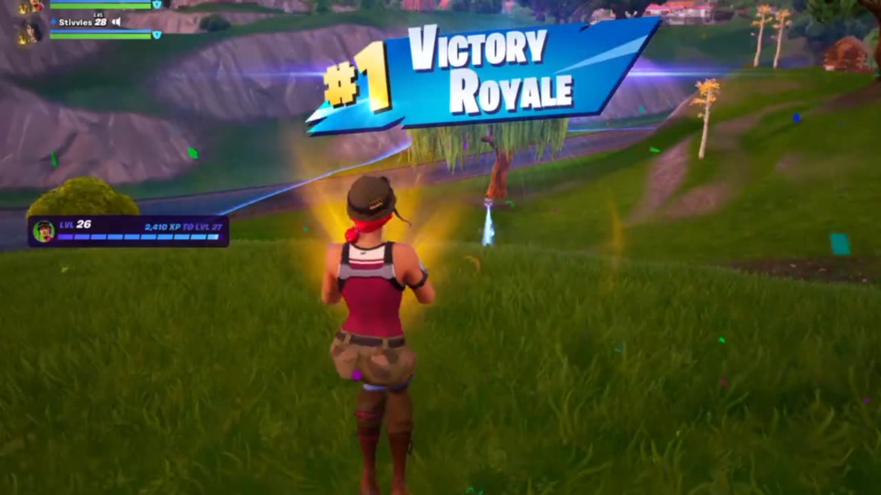 Fortnite original duo using grenades to hunt down the final player in Victory Royale part 6