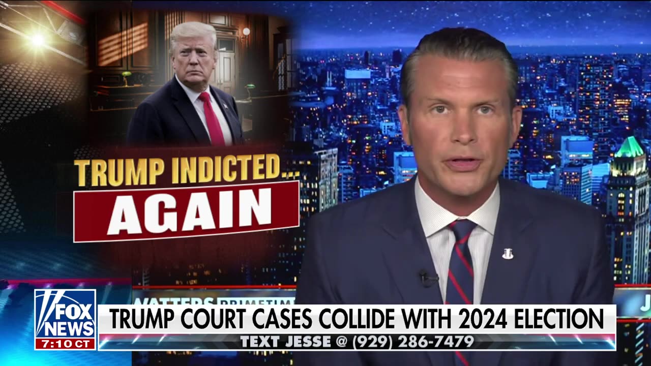 Pete Hegseth: These charges were crafted to completely disable Trump