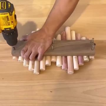 Creating something from scratch with wood is a form of mindfulness and a great way to destress.