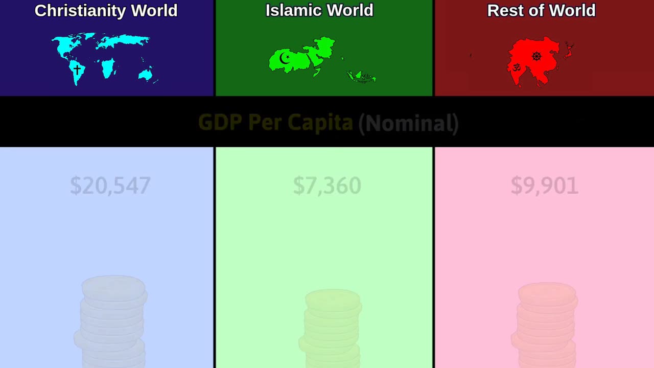 Animated map shows how religion spread around the world