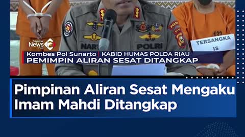 Pimpinan Aliran Sesat MengakuImam Mahdi Ditangkap
