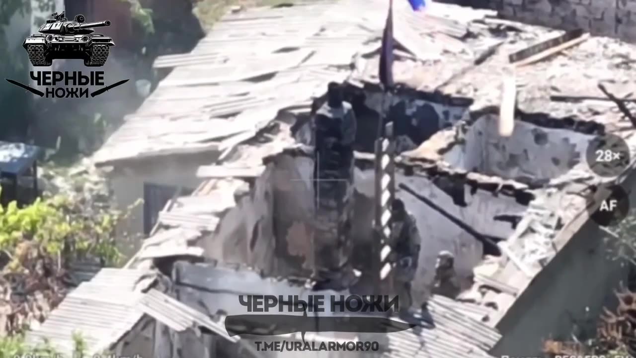 Russians Celebrate the Liberation of Zavetnoye