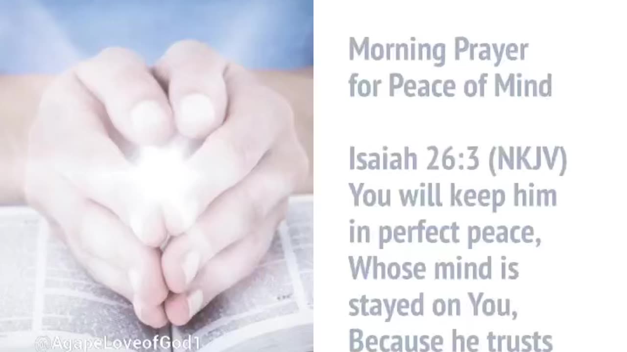 Daily Surrender: Morning Prayer for Peace of Mind #Shorts