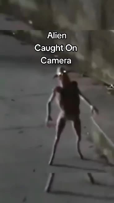 ALIEN CAUGHT ON CAMERA
