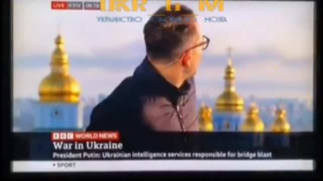 A BB-Shit reporter getting the smell of a Kh-101 in the morning (10-10-22)