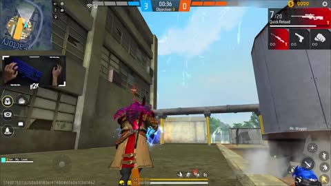 Free fire B2k 1v3 clash squad custom gameplay
