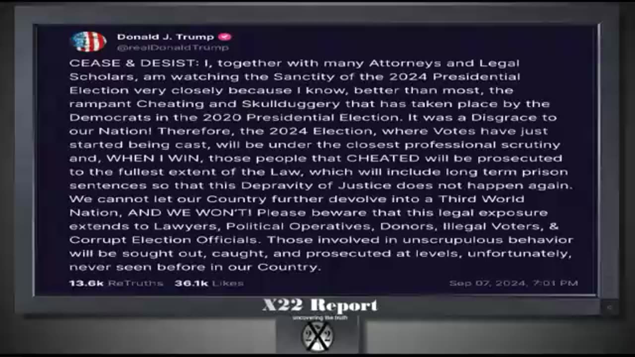 Ep. 3445b - [DS] Will Go Into Overdrive When [KH] Loses The Debate, Trump Warns The [DS], Treason