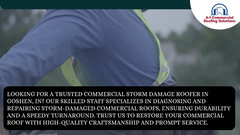 Commercial Storm Damage Roofer Goshen IN | A-1 Commercial Roofing Solutions