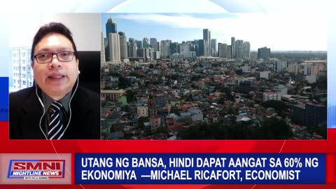 Utang ng bansa, hindi dapat aangat sa 60% ng ekonomiya —Michael Ricafort, Economist