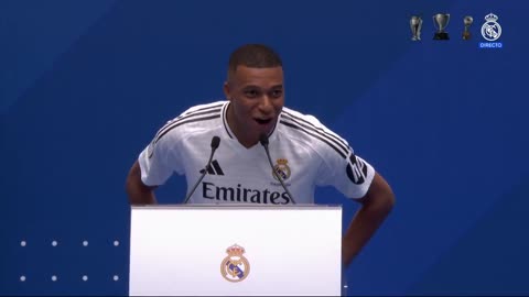 1,2,3… ¡HALA MADRID! -Kylian Mbappe