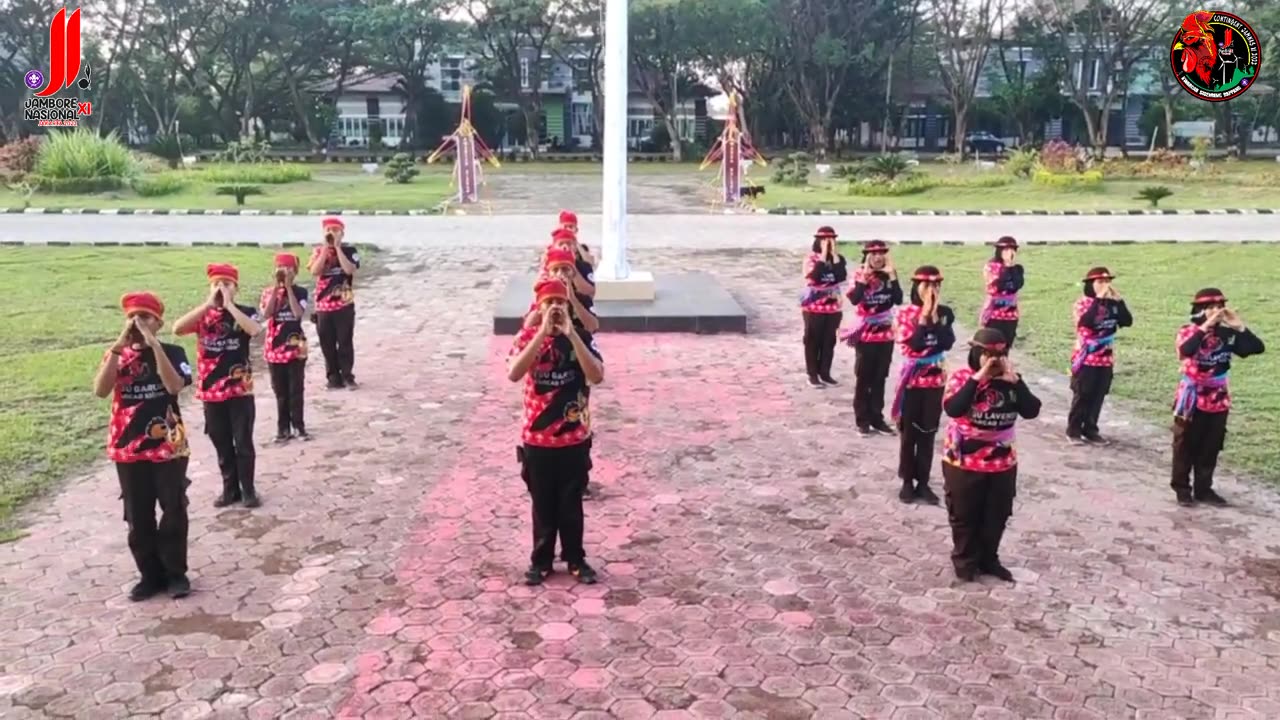 Rehearsal for RELEASE CEREMONY OF JAMNAS XI 2022 KWARCAB SIDRAP PARTICIPANTS