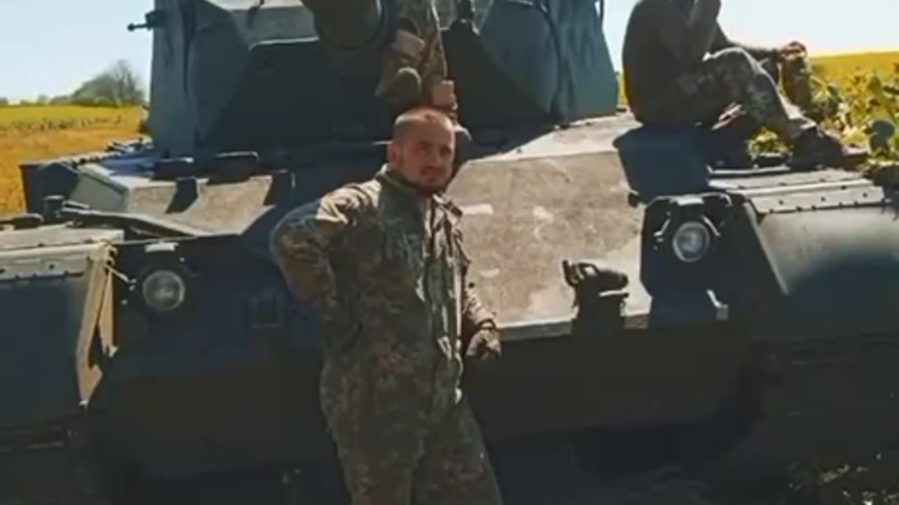 Footage from the Crew of Ukrainian Leapard 1