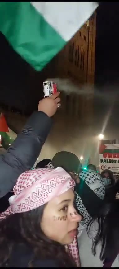 mob outside Parliament chanted for “Intifada”. The Intifada featured 140 suicide