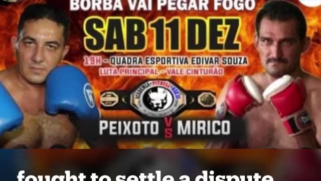 Brazilian politicians settle dispute in the ring