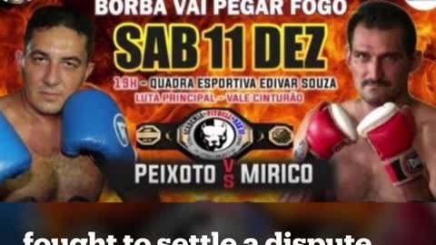 Brazilian politicians settle dispute in the ring