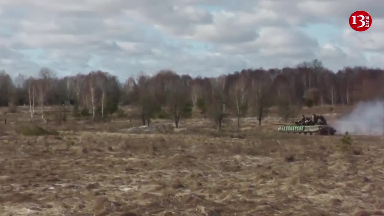 Ukraine forces conduct drills in Chornobyl exclusion zone near Belarus border