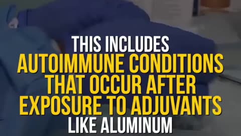 This is where Aluminum goes into your body after vaccinations