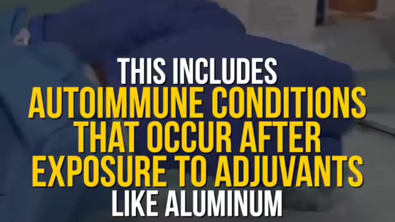 This is where Aluminum goes into your body after vaccinations