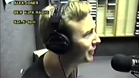 Old footage of Alex Jones, circa 1996.