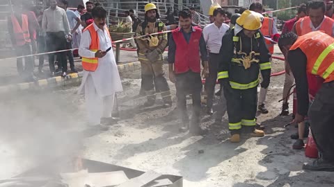 Fire 🚒🔥 and rescue damosation Islamabad Pakistan