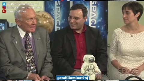 Buzz Aldrin and his stressed out handler