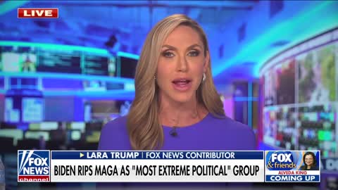 Lara Trump slams Biden's comment on 'MAGA crowd'