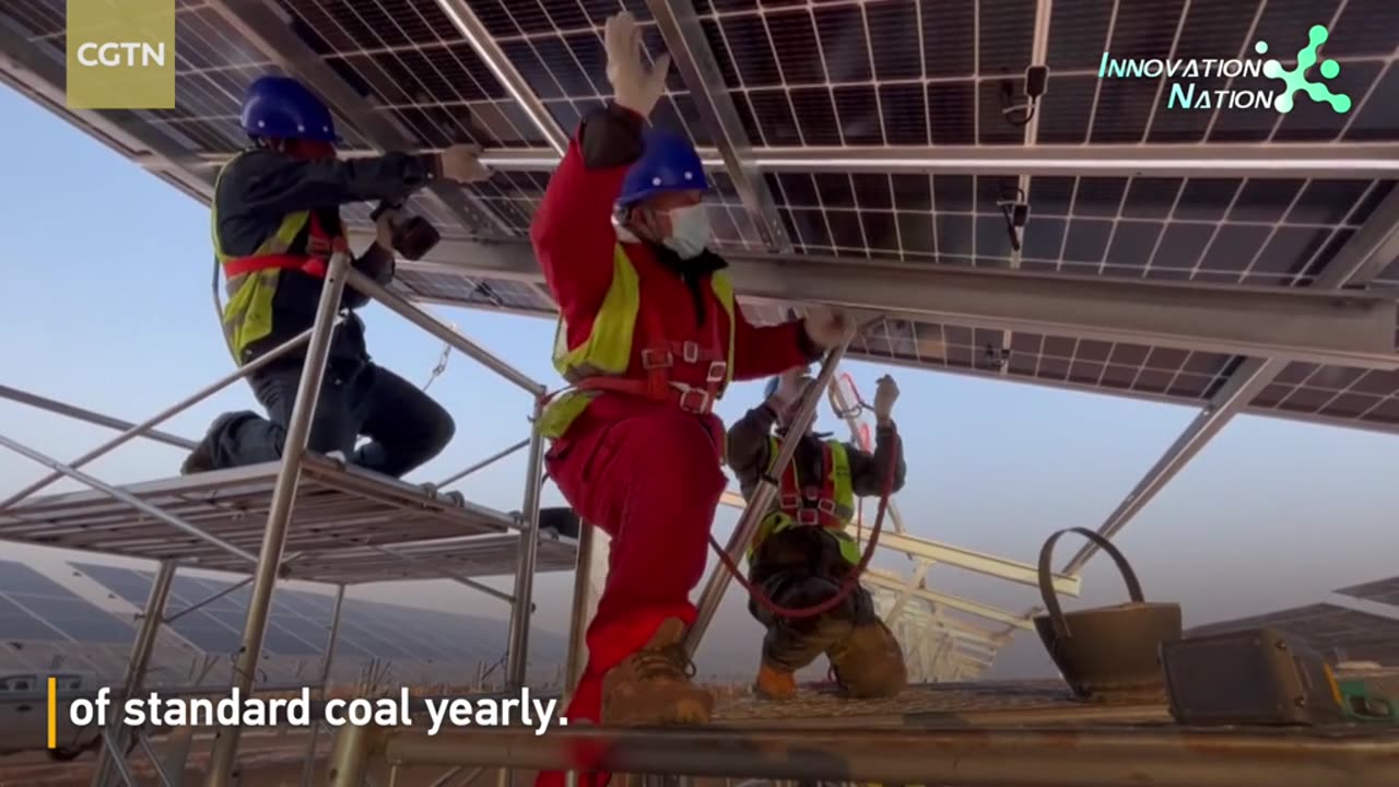 "Solar Marvel: Building the World's Largest Solar Power Project"