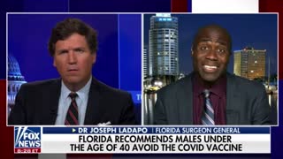 Dr. Joseph Ladapo on Twitter censoring his tweet about a recent COVID vax study