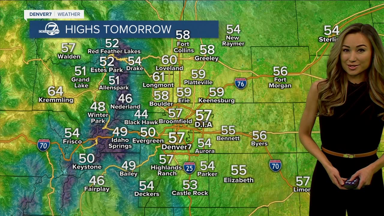 Cool and unsettled Mother's Day across CO