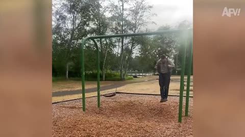 Watch Her PLAY and Hit the GROUND! 🤣 | Best Funny Fails | AFV 2022