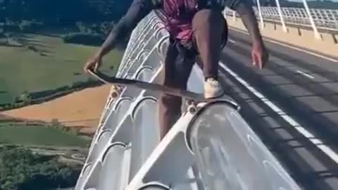 Skate Off a Bridge