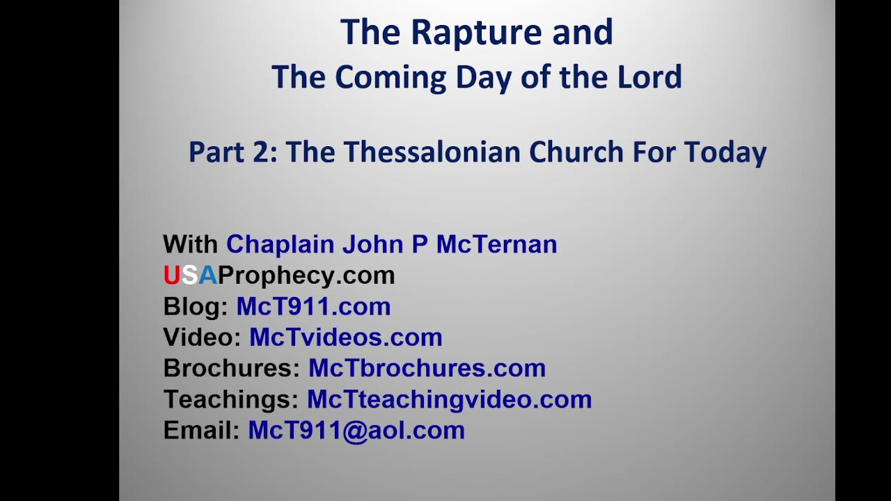 Outpouring of the Holy Spirit: Thessalonian Church for Today