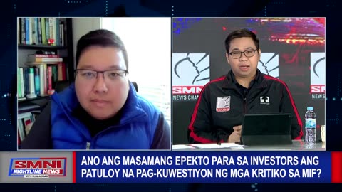 Ano ang masamang epekto para sa investors ang patuloy na pag-kuwestiyon ng mga kritiko sa MIF?