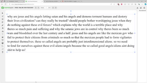 why are jesus and his angels doing nothing to satan and his angels?