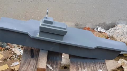 How to make USS Aircraft Carrier from PVC pipes | DIY PVC