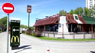 McDonald's golden arches come down in Moscow